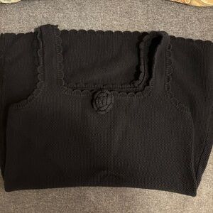 NTW Black Sleeveless Knit Dress